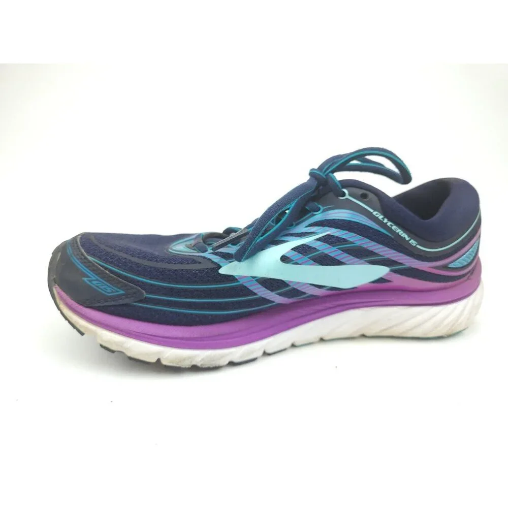 Brooks Glycerin 15 Women’s Size 9 Blue Purple Running Athletic Shoes - Picture 2 of 11